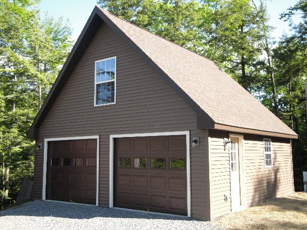 2 Car Garage with Second Floor